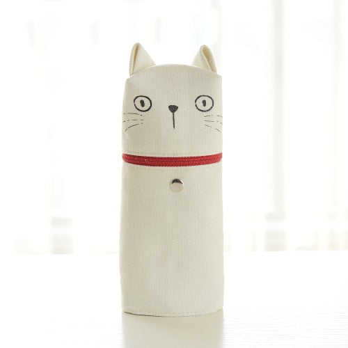 Pencil Case Cute Cat Large-Capacity